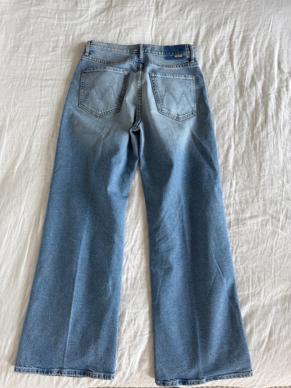 MOTHER Lil’ Lasso Sneak Jeans in shade “Sow Surreal” size 28 NWOT - Picture 7 of 12